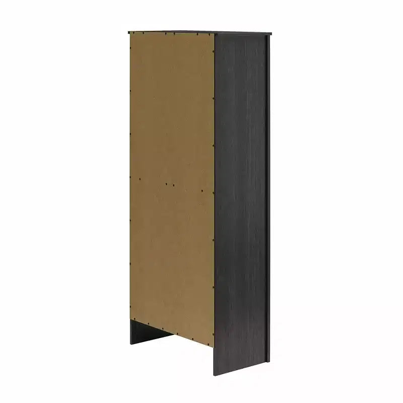 Meuble de rangement de style champêtre avec 4 étagères et 2 portes de style Shaker