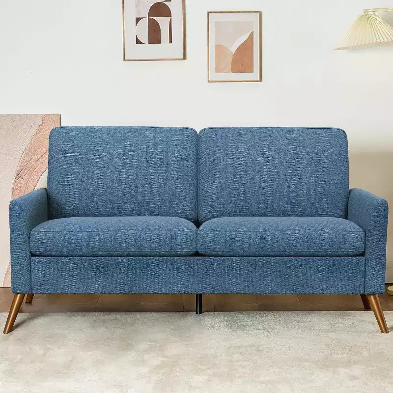 Canapé confortable pour le salon, causeuse de style moderne médiéval, petit canapé sans outils de montage, pour la chambre et le bureau