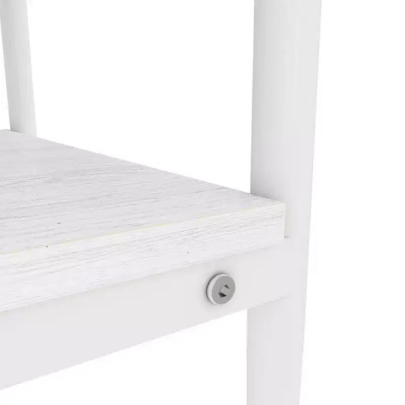 Elegante mesa de centro de vidrio templado de bordes lisos, 2 piezas, mesa auxiliar rectangular moderna con estante abierto para salas pequeñas