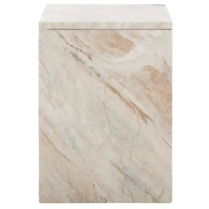 Table d’appoint en marbre brun-gris