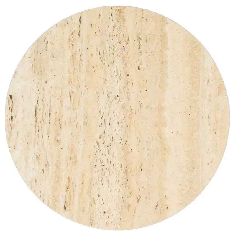 Table d’appoint beige/noir