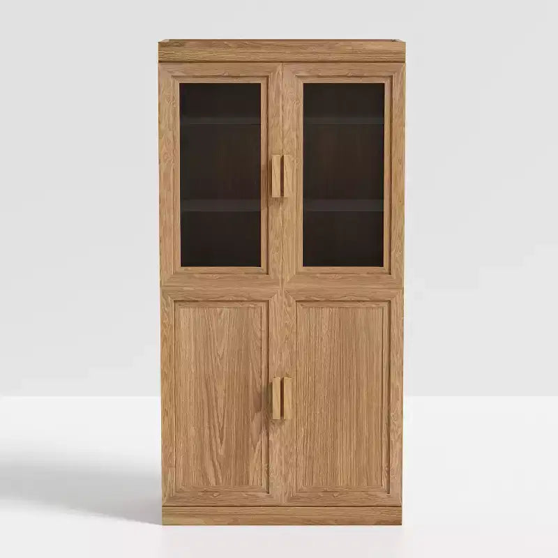 Armario despensa de madera independiente para cocina, organizador de almacenamiento con estantes y puertas, gran capacidad