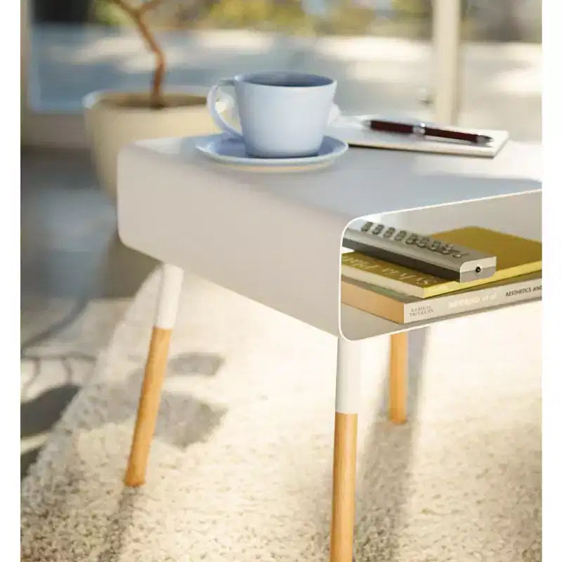 Mesa de almacenamiento - Alta (23 H) - Acero + madera