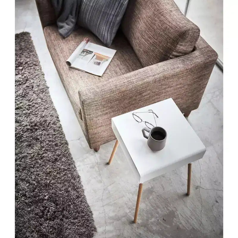 Table de rangement - haute (23 H) - acier + bois