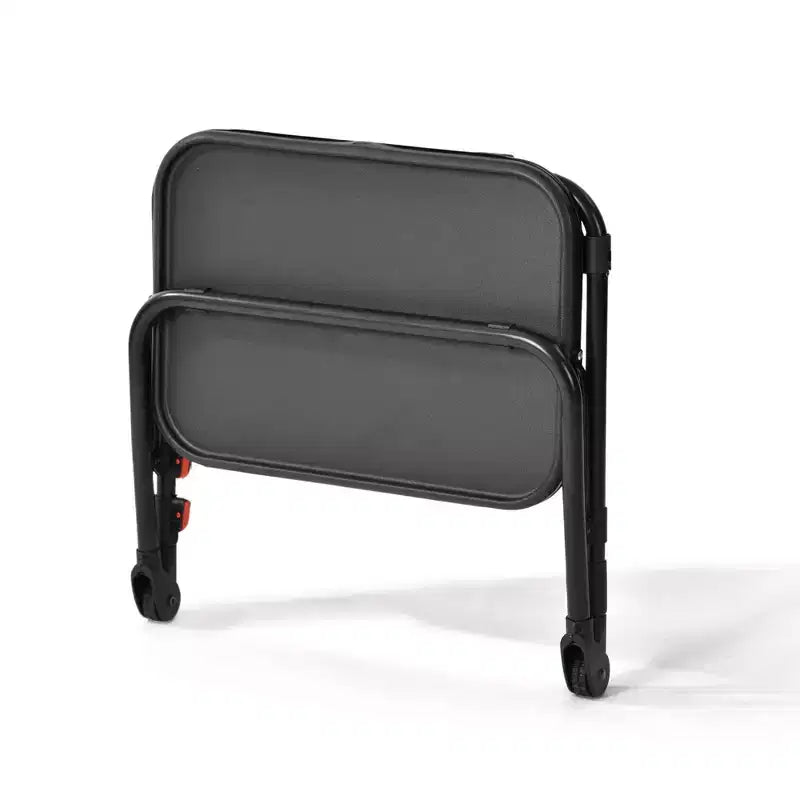 Ensemble table pliante et tabouret, table à plateau inclinable et hauteur réglable avec porte-gobelet, bureau portable pour le lit, le canapé, le bureau ou l’extérieur