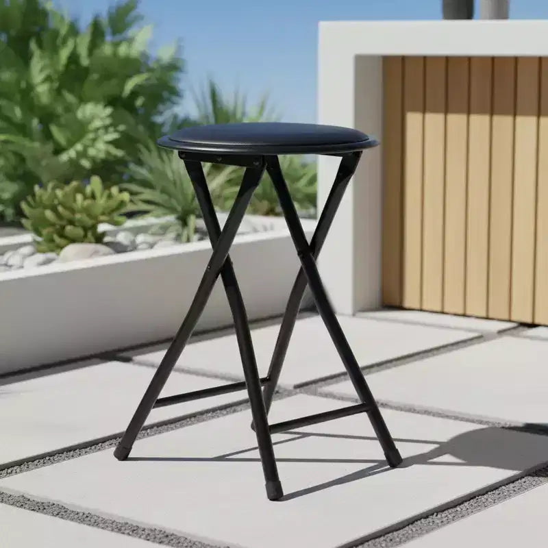 Ensemble table pliante et tabouret, table à plateau inclinable et hauteur réglable avec porte-gobelet, bureau portable pour le lit, le canapé, le bureau ou l’extérieur