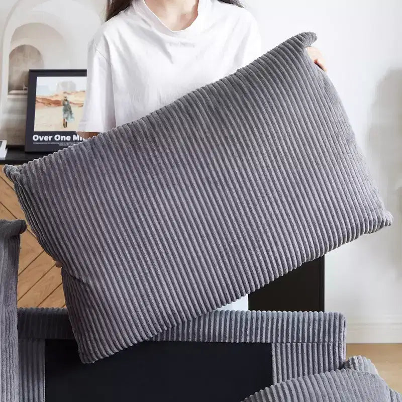 64.5 3-in-1-Schlafsofa aus Cord mit ausziehbarem Bett