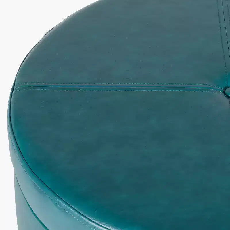 Großer runder Sitzhocker mit Stauraum