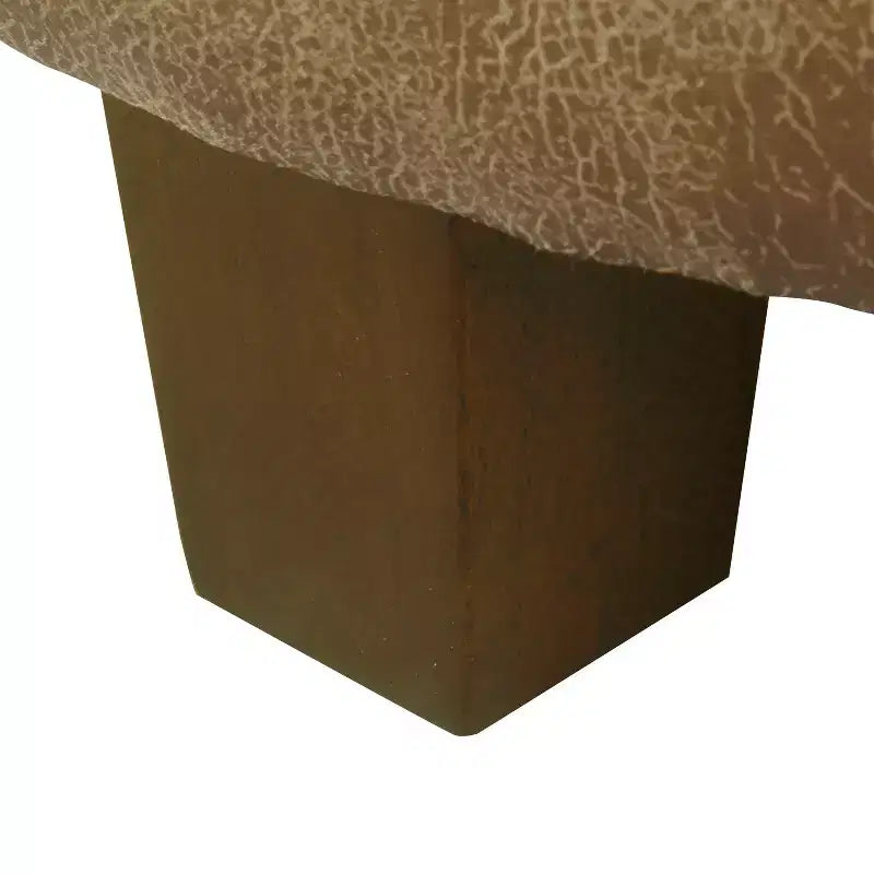 Großer runder Sitzhocker mit Stauraum