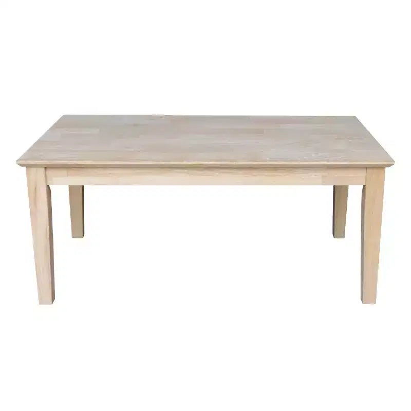 Hoher Couchtisch im Landhausstil, unbehandeltes Holz